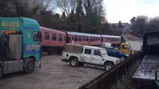 Mark 1 Coaches Arrive at Wirksworth [upl. by Ij948]