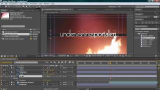 Undervisningsportalen  Hvordan lage en enkel animasjon i After Effects [upl. by Ynelram]