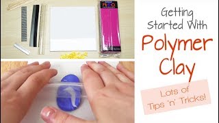 Polymer Clay for Beginners Getting Started  How to Condition amp Mix Clay  Demo Advice amp Tips [upl. by Holman]