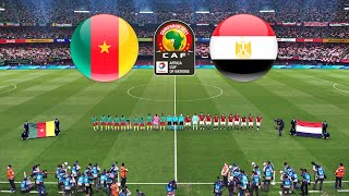 Highlights Cameroon v Egypt  TotalEnergies AFCON 2021  Realistic Gameplay [upl. by Goldy]