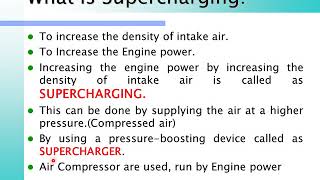 Supercharging and Turbocharging [upl. by Otokam]