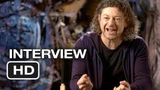 The Hobbit An Unexpected Journey  Andy Serkis Interview  Gollum 2012 HD [upl. by Niuqauj]