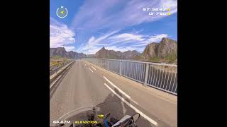 Breathtaking Lofoten norway lofoten motorcycletravel beautifulnature rideordie moto motolife [upl. by Amzaj]