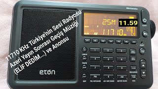 11710 KHz Türkiyenin Sesi Radyosu Geçiş Müziği Azeri Yayın sonrası [upl. by Lenwood]