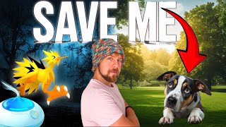 Scruffles on the Line 1 Hour to Save My Dogs Life in Pokemon Go [upl. by Faires]