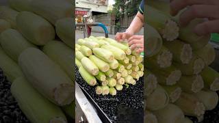 How to Steam Corn with Hot Stones in Taiwan [upl. by Enner]