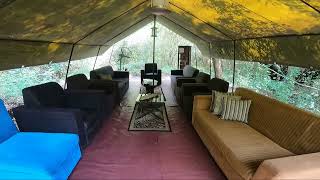 Mahoora safari camp  Wilpattu National Park srilanka [upl. by Nauj580]