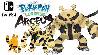 Evolving from Elekid to Electabuzz to Electivire  Full Evolution Pokémon Legends Arceus 2022 [upl. by Wells]