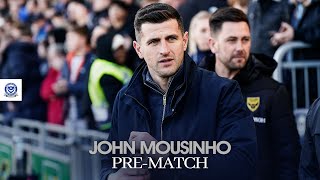 John Mousinho prematch  Pompey vs Shrewsbury Town [upl. by Obadias380]