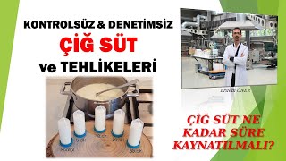 KontrolsüzDenetimsiz Çiğ Süt ve Tehlikeleri Nelerdir Çiğ Süt Ne Kadar Süre Kaynatılmalı [upl. by Arze]