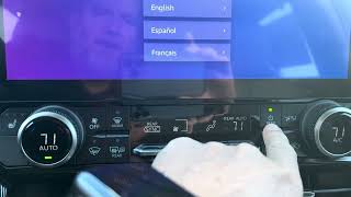 How to operate the climate control on a new Toyota [upl. by Namwob608]