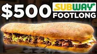 500 Subway Footlong Taste Test [upl. by Hyacinthe]