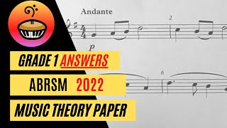 Grade 1 Music Theory ABRSM Answers amp Tips 2022 [upl. by Aggappera]