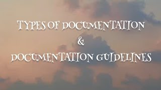 Types of Documentation amp Documentation Guidelines Software Engineering [upl. by Ayrad217]