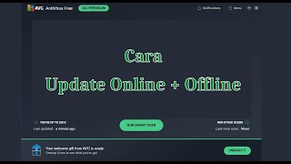 Tutorial Cara Update Antivirus AVG Online dan Offline Versi Lama [upl. by Uel94]