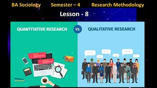 Lesson  8  Types of Research Quantitative and Qualitative [upl. by Greenquist]