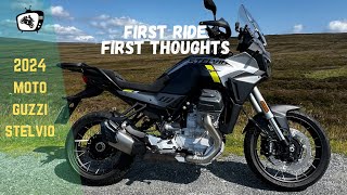 Moto Guzzi Stelvio 2024  First ride first thoughts  The new Italian Stallion [upl. by Hsakiv684]