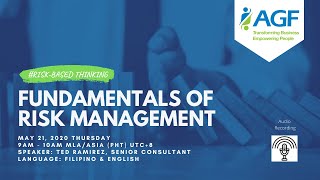 Webinar Fundamentals of ISO 31000 Risk Management AGF [upl. by Schaper]