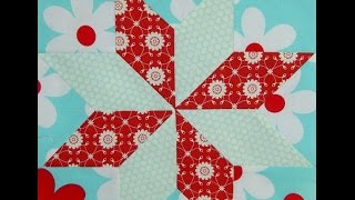 Lemoyne Star Quilt Block [upl. by Howes778]