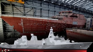 The Royal Navys new super frigate HMS Formidable is taking shape [upl. by Baryram763]