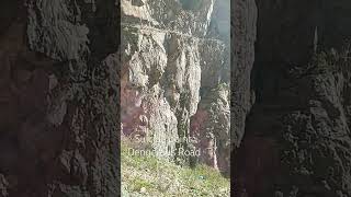 Dengerous Route himachal sangla travelexplore cliff edge kailashroad viral beautifulnature [upl. by Kass]