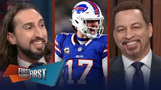 Is Josh Allen the NFL’s top QB amp are the Bills serious AFC contenders  NFL  FIRST THINGS FIRST [upl. by Castera]