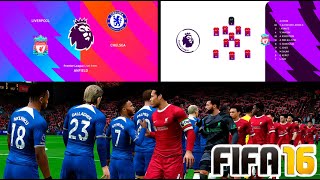 ASI DE REAL ES LA PREMIER LEAGUE 2024 EN FIFA 16 CON ESTE GRAN PARCHE FIP 24 LE GANA A PES 2017😱😱 [upl. by Gilson]