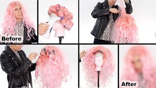 HOW TO CREATE A DRAG WIG WITH CHEAP WIGS [upl. by Netnert]