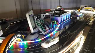 Scalextric Track with LED Lighting [upl. by Anifares845]