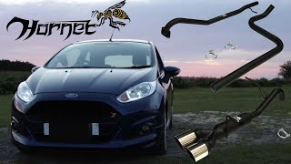 Ford Fiesta MK75 10 EcoBoost Hornet Back Box amp Sport Race Tube Pipe [upl. by Morse600]