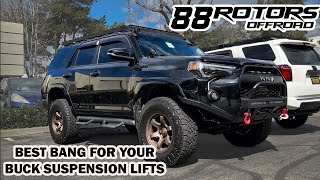 5TH GEN 4RUNNER AFFORDABLE BILSTEIN SUSPENSION LIFTS amp C4 LO PRO WINCH BUMPER [upl. by Hsu]