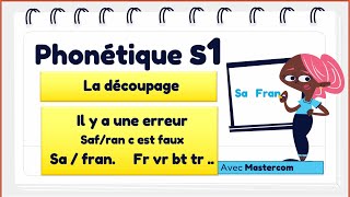 Le découpage syllabique s1 étude française [upl. by Nett]