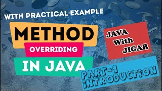 Java Method Overriding in java Runtime Polymorphism Part 1 [upl. by Marentic]