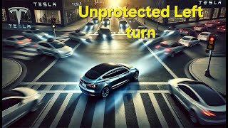 Tesla FSD v1236 Unprotected left turn No Problem l on 921 [upl. by Cooley]