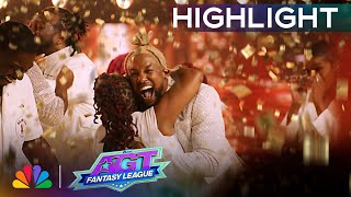 Golden Buzzer Sainted’s cover of “Purple Rain” by Prince will AMAZE YOU  AGT Fantasy League 2024 [upl. by Artenal]