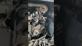 Injector test on pump yanmar YH850 4tnv98t engine [upl. by Esyla]