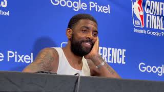 Kyrie Irving Speaks After Dallas Mavericks Take 10 WCF Lead Over Minnesota Timberwolves [upl. by Linnea91]