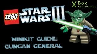 Lego Star Wars III  Minikit Guide Gungan General [upl. by Erdnaet117]