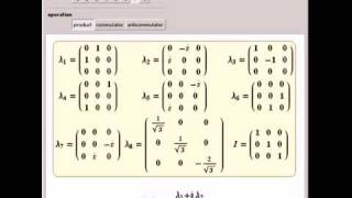 Everything about GellMann Matrices Part 2 Binary Operations [upl. by Itaws]