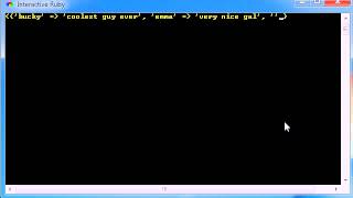 Ruby Programming Tutorial  31  Hashes [upl. by Lauro384]