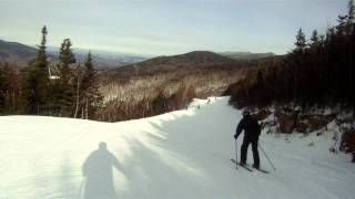 Skiing down the Polecat trail at Wildcat Mountain [upl. by Hakvir231]