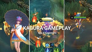 SAVAGE KAGURA  CUTE KAGURA GAMEPLAY  🌸💖  Mobile Legends Bang Bang [upl. by Obbard]