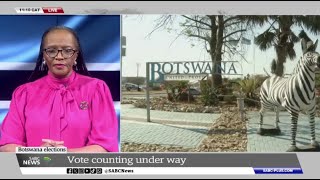 Botswana Votes  Vote counting under way in Botswana [upl. by Giark]