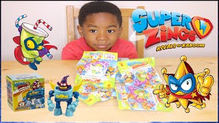 SuperZings Series 3 The Rivals Of Kaboom unboxing Kids Pretend Play [upl. by Inhoj367]