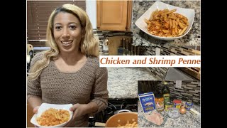 Chicken and Shrimp Penne Pasta with Vodka Sauce [upl. by Rennold]