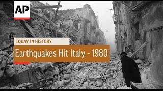 Earthquakes Hit Italy  1980  Today in History  23 Nov 16 [upl. by Nolitta]