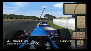 F1 World Grand Prix II N64  Benetton PlayLife  Vuelta al GP de España [upl. by Leseil]