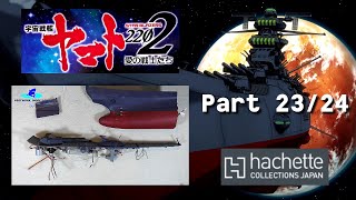 Hachette JP Space Battleship Yamato Part 23 amp 24  Verlegen der Lichtleiterkabel am Decksbereich [upl. by Isoj]