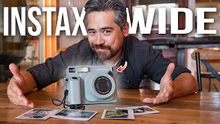 Instant Film Meets Analog Video Fujifilm Instax Wide 400 Review [upl. by Hairym]