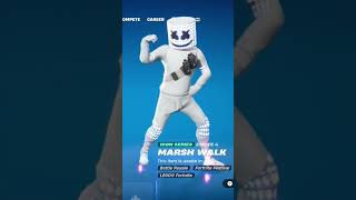 Marsh walk emote fortnite marshmello marshwalk shortsfortnite emote icons fortnitegameplay [upl. by Aisayn970]